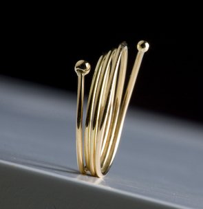 Gouden ring Design Ingrid Sneiders